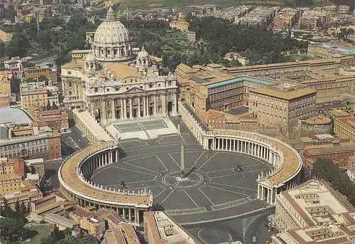 369 - Italien - Rom , Roma , Piazza San Pietro , Petersplatz - gelaufen 2001