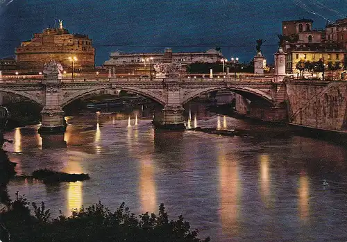 381 - Italien - Roma , Rom , Schloss s. Angelo , Note - gelaufen 1964