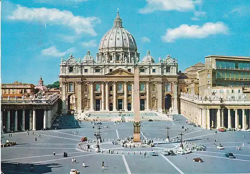 382 - Italien - Roma , Rom , Piazza San Pietro  - gelaufen