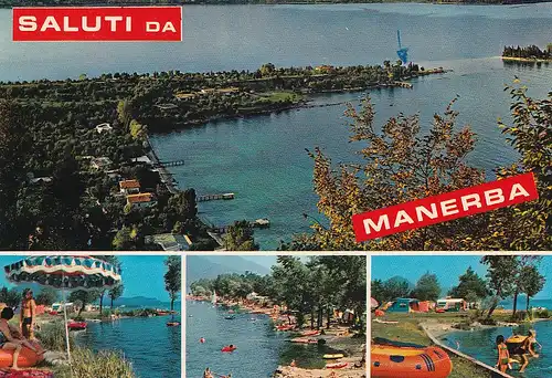 427 - Italien - Manerba , Mehrbildkarte  - gelaufen 1984