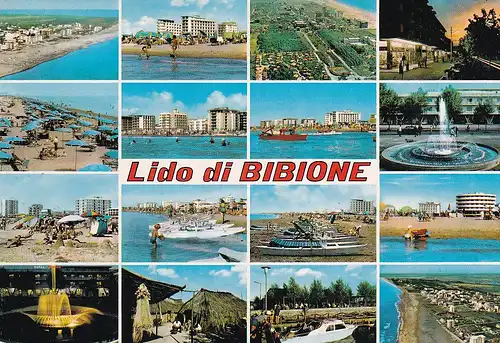 429 - Italien - Bibione , Mehrbildkarte  - gelaufen 1988