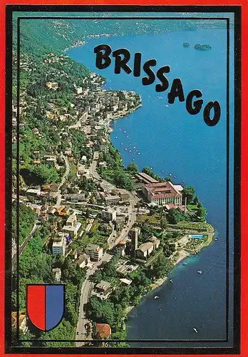 439 - Schweiz - Suisse , Switzerland , Tessin , Brissago , Lago Maggiore , Langensee - gelaufen 1990