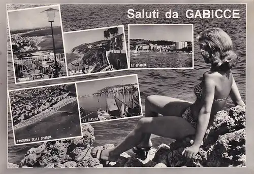 456 - Italien - Gabicce , Mehrbildkarte - gelaufen 1960