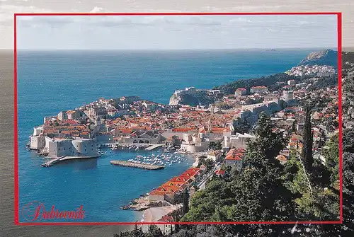 483 - Kroatien - Dubrovnik , Panorama - gelaufen 2002