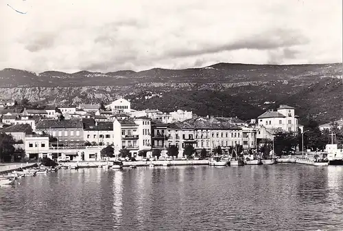 502 - Jugoslawien - Kroatien , Crikvenica , Panorama , Hafen - gelaufen 1966