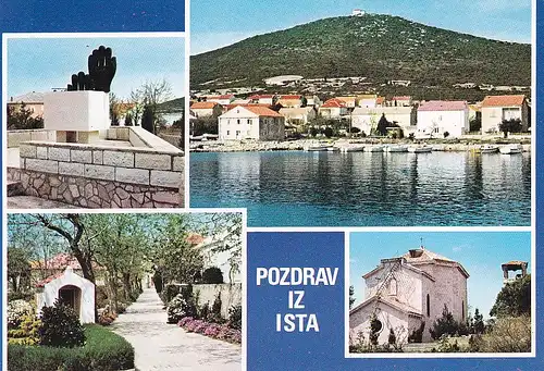 509 - Jugoslawien - Kroatien , Pozdrav iz Ista - gelaufen 1987