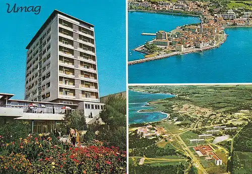 529 - Jugoslawien - Kroatien , Umag , Mehrbildkarte - gelaufen
