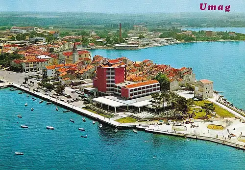 547 - Kroatien - Umag , Panorama , Hotel - nicht gelaufen