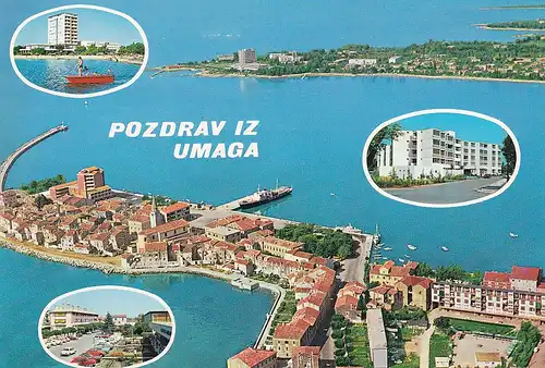 548 - Kroatien - Umag , Panorama , Mehrbildkarte  - nicht gelaufen
