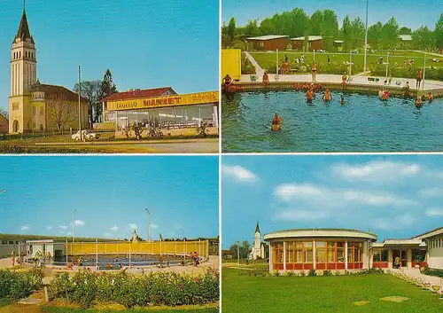 552 - Jugoslawien - Slowenien , Moravske Toplice , Therme , Mehrbildkarte - nicht gelaufen