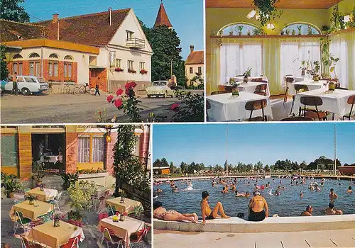 553 - Jugoslawien - Slowenien , Moravci , Murska Sobota , Gasthof Vukan , Mehrbildkarte - nicht gelaufen