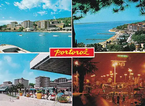 564 - Slowenien - Portoroz , Mehrbildkarte - nicht gelaufen