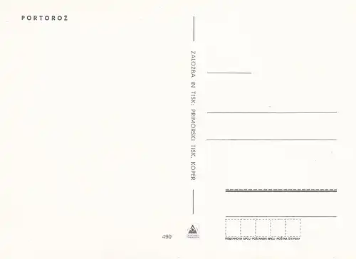 564 - Slowenien - Portoroz , Mehrbildkarte - nicht gelaufen