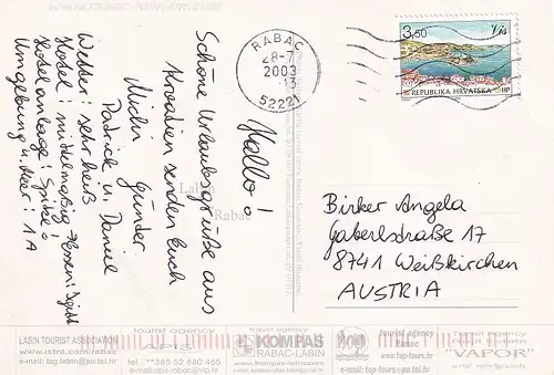 612 - Kroatien - Rabac , Mehrbildkarte  - gelaufen 2002