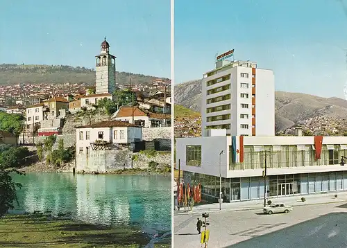 647 - Jugoslawien - Nordmazedonien , Veles , Titov , Mehrbildkarte - gelaufen 1977