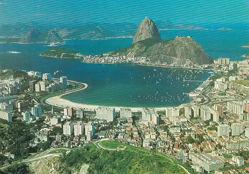 752 - Brasilien - Rio de Janeiro , Panorama Guanabara Bay , Zuckerhut - gelaufen 1978