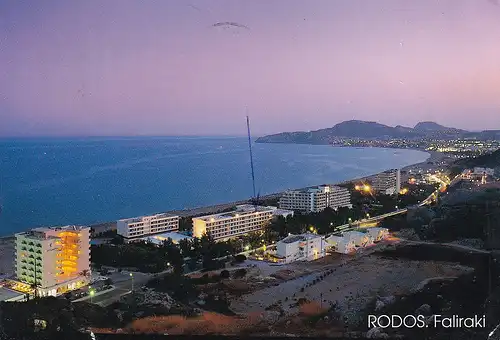 766 - Griechenland - Greece , Faliraki , Rodos , Rhodos , Panorama - gelaufen 1998