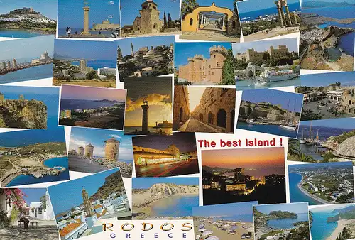 780 - Griechenland - Greece , Rhodos , Mehrbildkarte - gelaufen 2006