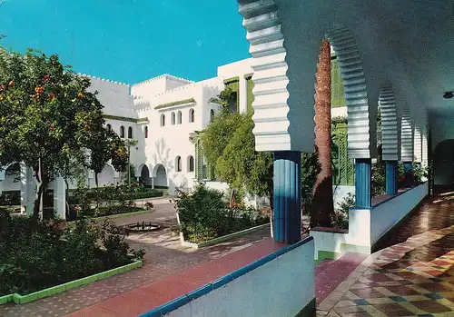 794 - Marokko - Maroc , Tetouan , Palais Royal , Jardins , Garten des königlichen Palast - gelaufen 1978