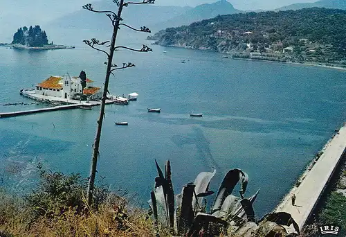 808 - Griechenland - Greece , Corfu , Korfu , Kloster Vlacherna - gelaufen 1965