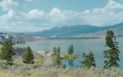 825 - Kanada - Canada , British Columbia , Okanagan Lake - gelaufen