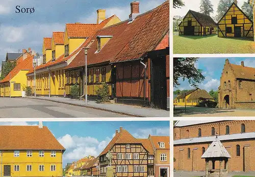 850 - Dänemark - Danmark , Sjælland , Soro , Mehrbildkarte - gelaufen 1992