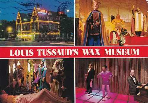 852 - Dänemark - Danmark , Kobenhavn , Kopenhagen , Town Hall Square , Louis Tussauds Wax Museum - gelaufen 1980