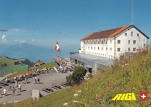 859 - Schweiz - Suisse , Switzerland , Rigi Kulm Hotel , Vierwaldstättersee , Pilatus - gelaufen 1997