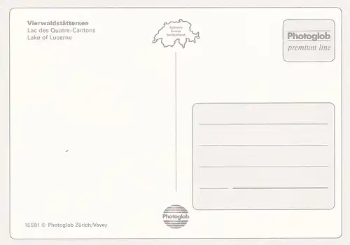 862 - Schweiz - Suisse , Switzerland , Vierwaldstättersee , Luzern , Mehrbildkarte - nicht gelaufen