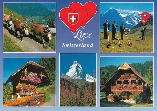 863 - Schweiz - Suisse , Switzerland , Mehrbildkarte - nicht gelaufen