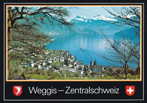864 - Schweiz - Suisse , Switzerland , Weggis , Vielwaldstättersee - nicht gelaufen