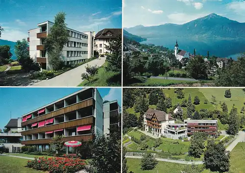 891 - Schweiz - Suisse , Switzerland , Zug , Walchwill am Zugersee , Mehrbildkarte - gelaufen 1974