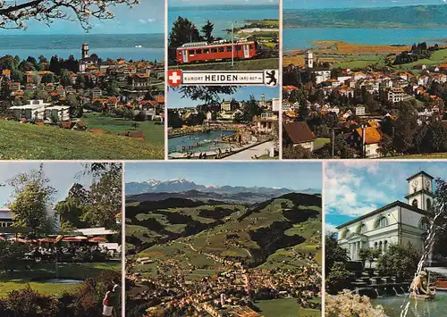 895 - Schweiz - Suisse , Switzerland , Appenzell Ausserrhoden , Heiden , Mehrbildkarte - gelaufen 1973