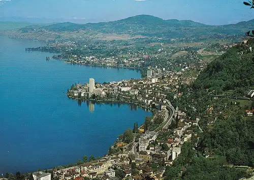 902 - Schweiz - Suisse , Switzerland , Territet , Montreux , Clarens , Mont Pelerin , Lac Leman , Genfersee - gelaufen 1993