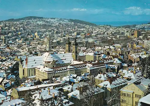 908 - Schweiz - Suisse , Switzerland , St. Gallen im Winter , Bodensee - gelaufen 1979