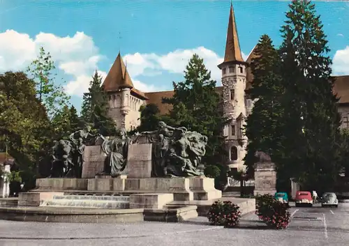 920 - Schweiz - Suisse , Switzerland , Bern , Historisches Museum , Welttelegraphen Denkmal - gelaufen 1963