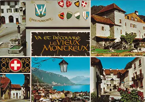 925 - Schweiz - Suisse , Switzerland , Waadt , Montreux - gelaufen 1994