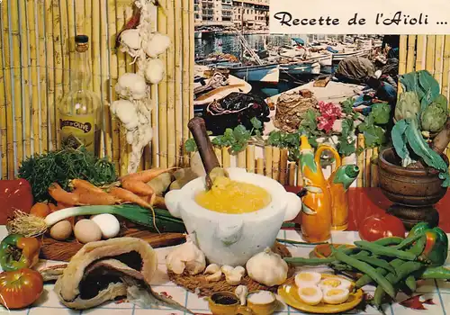 965 - Frankreich - France Recette , L'Aioli , Kulinarik , Essen - gelaufen 1977