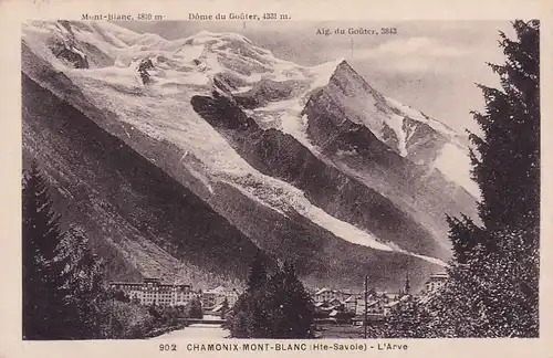 968 - Frankreich - Chamonix Mont Blanc , Savoie , L'Arve - gelaufen