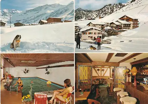 1042 - Lichtenstein - Triesenberg , Hotel Turna Malbun , Mehrbildkarte - gelaufen 1975