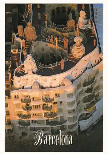 1053 - Spanien - Barcelona , Casa Mila , La Pedrera - gelaufen 1993