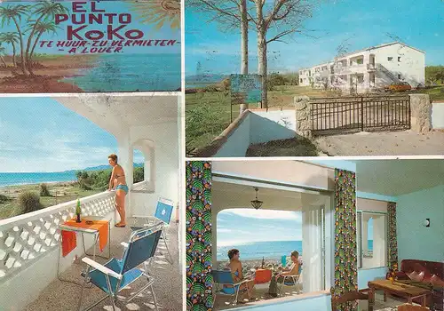 1075 - Spanien - Tarragona , Montroig Bahia , El Punto , Koko - gelaufen 1986