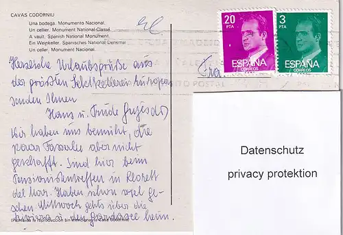 1076 - Spanien - Cavas Codorniu , Una Bodega , Weinkeller - gelaufen