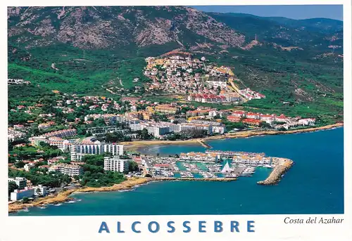 1097 - Spanien - Alcossebre , Costa del Azahar , Panorama - gelaufen 2012
