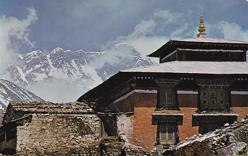 1111 - Nepal - Curio Emporium , Hotel Annapurna , Kathmandu , Mount Everest , Thyangboche , Monastery , East Nepal - gelaufen 1968