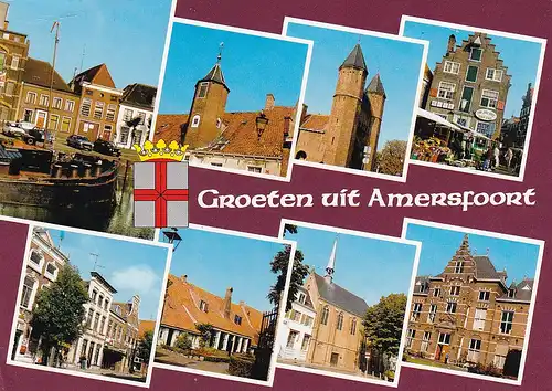 1126 - Holland - Utrecht , Amersfoort , Mehrbildkarte - gelaufen 1986