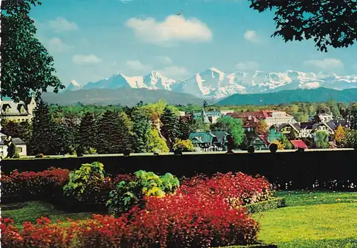 1140 - Schweiz - Suisse , Switzerland , Bern , Alpenblick von der Bundesterrasse - gelaufen 1963