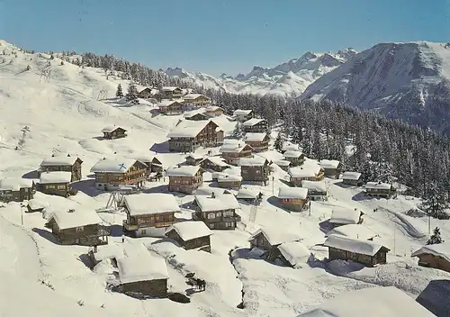 1147 - Schweiz - Suisse , Switzerland , Wallis , Bettimeralp , Rethorn , Schwarzhorn - gelaufen 1976