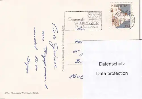 1170 - Schweiz - Suisse , Switzerland , St. Gallen , Rapperswil , Rosenstadt - gelaufen 1975