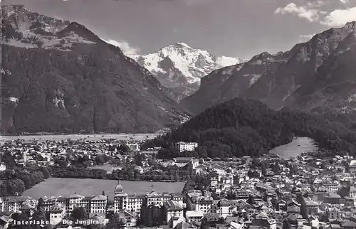 1179 - Schweiz - Suisse , Switzerland , Bern , Interlaken , Jungfrau - gelaufen 1960